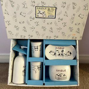 Sanrio Panda 5 piece bath accessory set